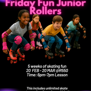 Friday Fun Junior Roller Skate Club - 20 Feb 2026 - 20 March 2026