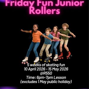 Friday Fun Junior Roller Skate Club - 10 April 2026 -  15 May 2026