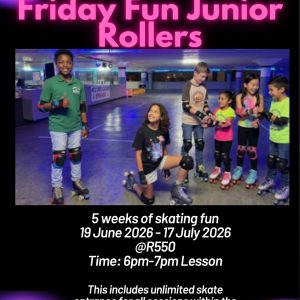 Friday Fun Junior Roller Skate Club 19 June to 17 July 2026