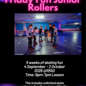 Friday Fun Junior Roller Skate Club 4 September to 2 October 2026