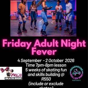 Friday Adult Night Fever 4 September to 2 October 2026