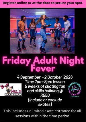 Friday Adult Night Fever 4 September to 2 October 2026